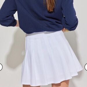 FRANCESCA’S BLUE RAIN Pleated Skirt